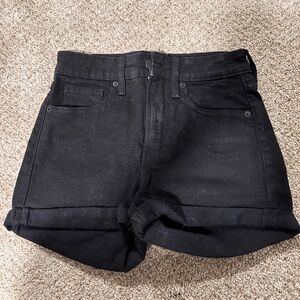 Black high rise old navy shorts